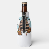 蜂の漫画 ボトルクーラー (ボトル裏面)