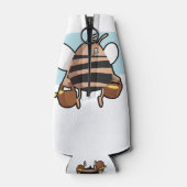 蜂の漫画 ボトルクーラー (裏面)