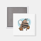 蜂の漫画 マグネット (正面/裏面)