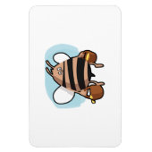 蜂の漫画 マグネット (縦)