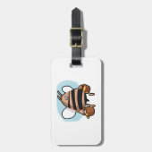 蜂の漫画 ラゲッジタグ (正面縦)