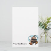 蜂の漫画 便箋 (スタンド正面)