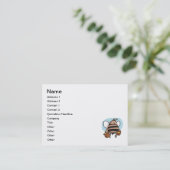 蜂の漫画 名刺 (スタンド正面)