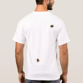 蜂の熱情的なTシャツ Tシャツ (裏面)