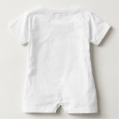 蜂の球のロンパース ベビーTシャツ (裏面)