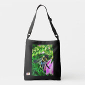 蜂の目のコレクションからの十字の体のトート クロスボディバッグ (裏面)