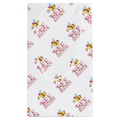 蜂の看守のクリスマスの版 スモールペーパーバッグ (裏面)