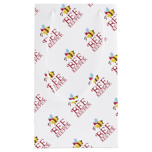 蜂の看守のクリスマスの版 スモールペーパーバッグ (裏面)