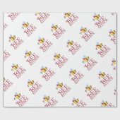 蜂の看守のクリスマスの版 ラッピングペーパー (フラット)