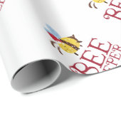 蜂の看守のクリスマスの版 ラッピングペーパー (ロールコーナー)