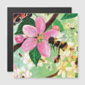 蜂の磁気カードで開花する木 (正面/裏面)