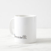 蜂の緑のコーヒー・マグ コーヒーマグカップ (正面左)