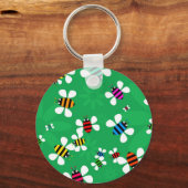 蜂の群れ キーホルダー (正面)