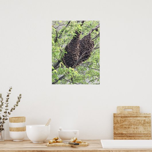 蜂の群れ ポスター (キッチン)