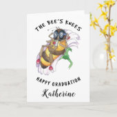 蜂の膝のカスタムカード カード (黄色い花)