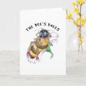 蜂の膝カード カード (黄色い花)