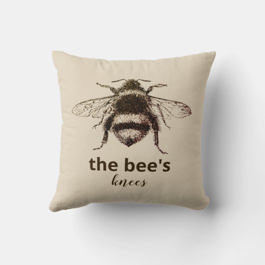 蜂の膝 クッション (裏面)