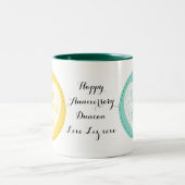 蜂の膝、バレンタイン、記念日、お母さんのマグ ツートーンマグカップ (中央)