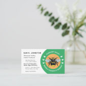 蜂の自然恋人の農家か庭師を救って下さい 名刺 (スタンド正面)