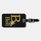 蜂の荷物のラベル ラゲッジタグ (正面横)