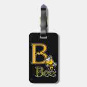 蜂の荷物のラベル ラゲッジタグ (裏面縦)