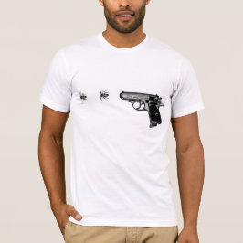 蜂の蜂銃のTシャツ Tシャツ