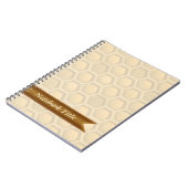 蜂の蜜蜂の巣ジャーナルノート ノートブック (左側)