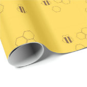 蜂の蜜蜂の巣パターン ラッピングペーパー (ロールコーナー)
