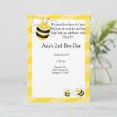 蜂の誕生日 招待状 (スタンド正面)