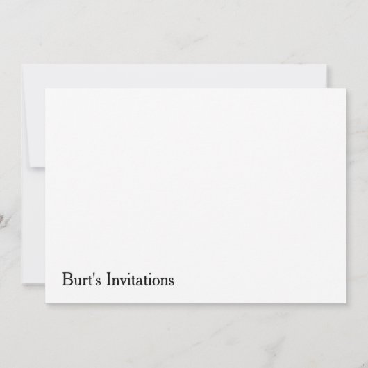 蜂の誕生日 招待状 (裏面)