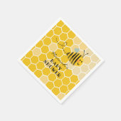 蜂の赤ちゃんシャワーナプキン スタンダードカクテルナプキン (角)