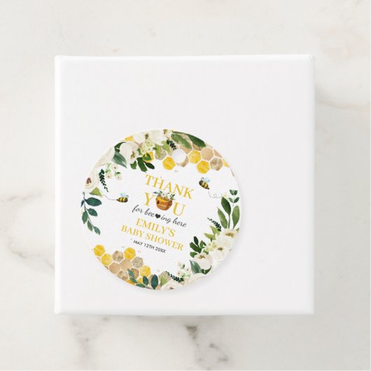 蜂の赤ちゃんシャワーママへ男女兼用 フェイバータグ (インサイチュ)