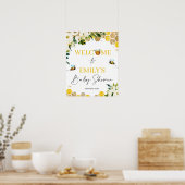 蜂の赤ちゃんシャワーママへ男女兼用 ポスター (キッチン)