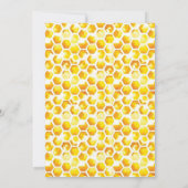 蜂の赤ちゃんシャワー招待状はちみつ赤ちゃんシャワーInvite 招待状 (裏面)