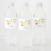 蜂の赤ちゃんシャワー水ボトルラベル ペットボトルラベル (ボトル)
