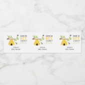 蜂の赤ちゃんシャワー水ボトルラベル ペットボトルラベル (シングルラベル)