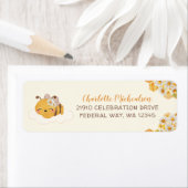 蜂の赤ちゃんシャワー蜜蜂フローララベル ラベル (インサイチュ)