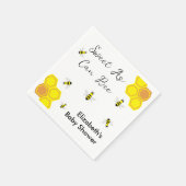 蜂の赤ちゃんシャワー スタンダードカクテルナプキン (角)