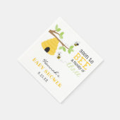 蜂の赤ちゃんシャワー スタンダードカクテルナプキン (角)