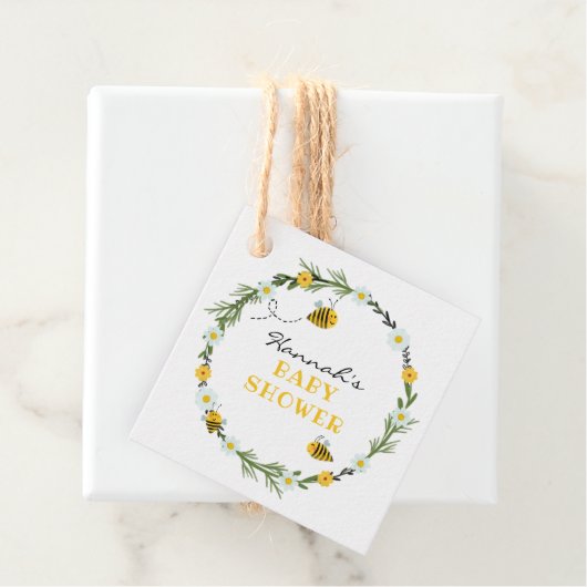 蜂の赤ちゃんシャワー フェイバータグ (インサイチュ)