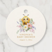 蜂の赤ちゃんシャワー フェイバータグ (正面)