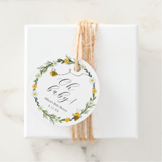 蜂の赤ちゃんシャワー フェイバータグ (インサイチュ)