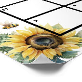 蜂の赤ちゃんシャワー |期日ポスター ポスター (角)