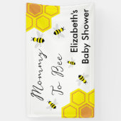 蜂の赤ちゃんシャワー 横断幕 (縦)