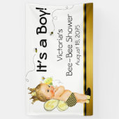 蜂の赤ちゃんシャワー 横断幕 (縦)