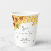 蜂の赤ちゃんシャワー 紙コップ (正面)