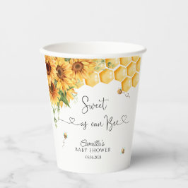 蜂の赤ちゃんシャワー 紙コップ