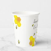 蜂の赤ちゃんシャワー 紙コップ (右)