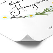 蜂の赤ん坊シャワーゲームはいくつハネコブを推測 ポスター (角)