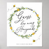 蜂の赤ん坊シャワーゲームはいくつハネコブを推測 ポスター (正面)